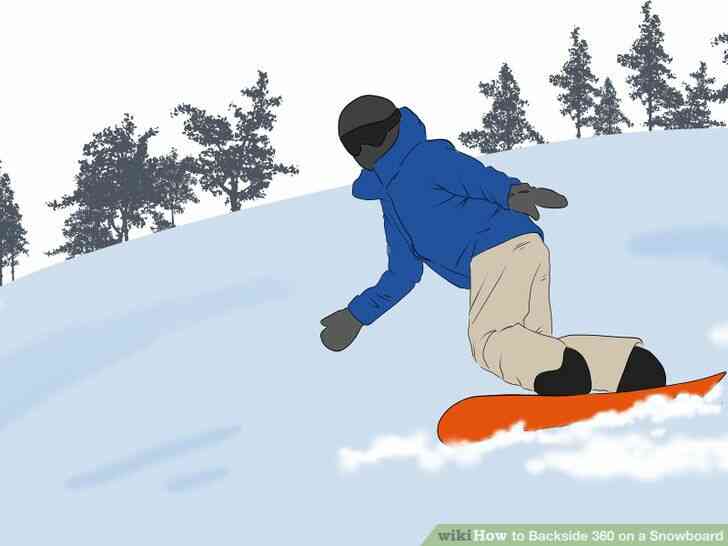 Image intitulée Backside 360 sur un Snowboard Étape 13